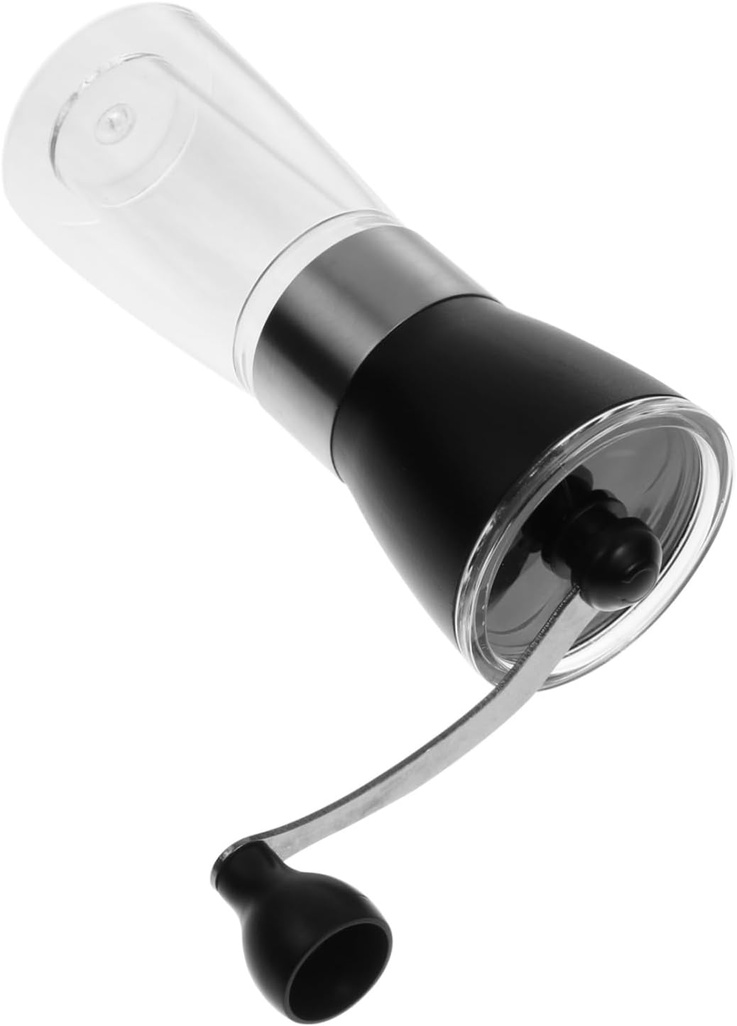 Grinder with Clear Glass Jar - Stainless Steel Body Grinder