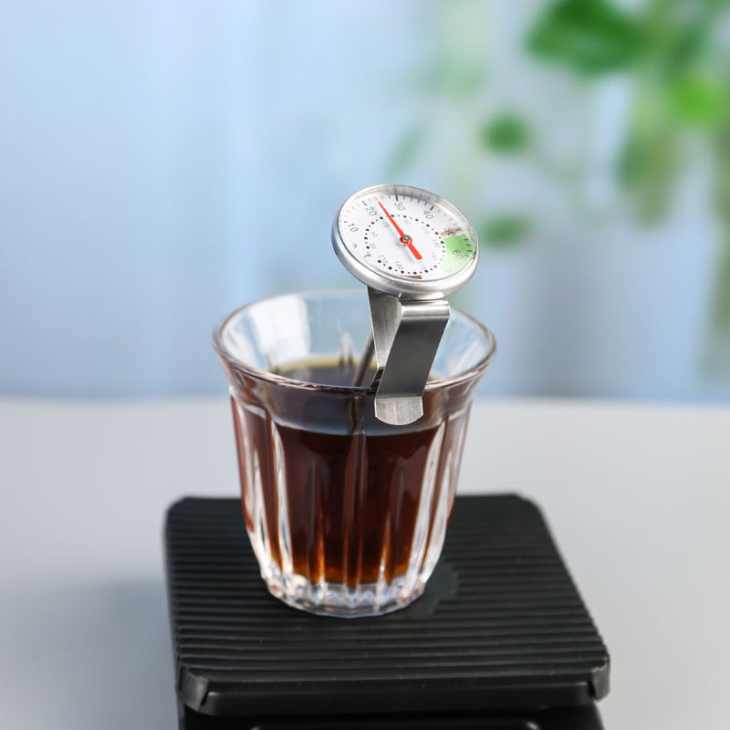 Milk & Coffee Thermometer with Clip
