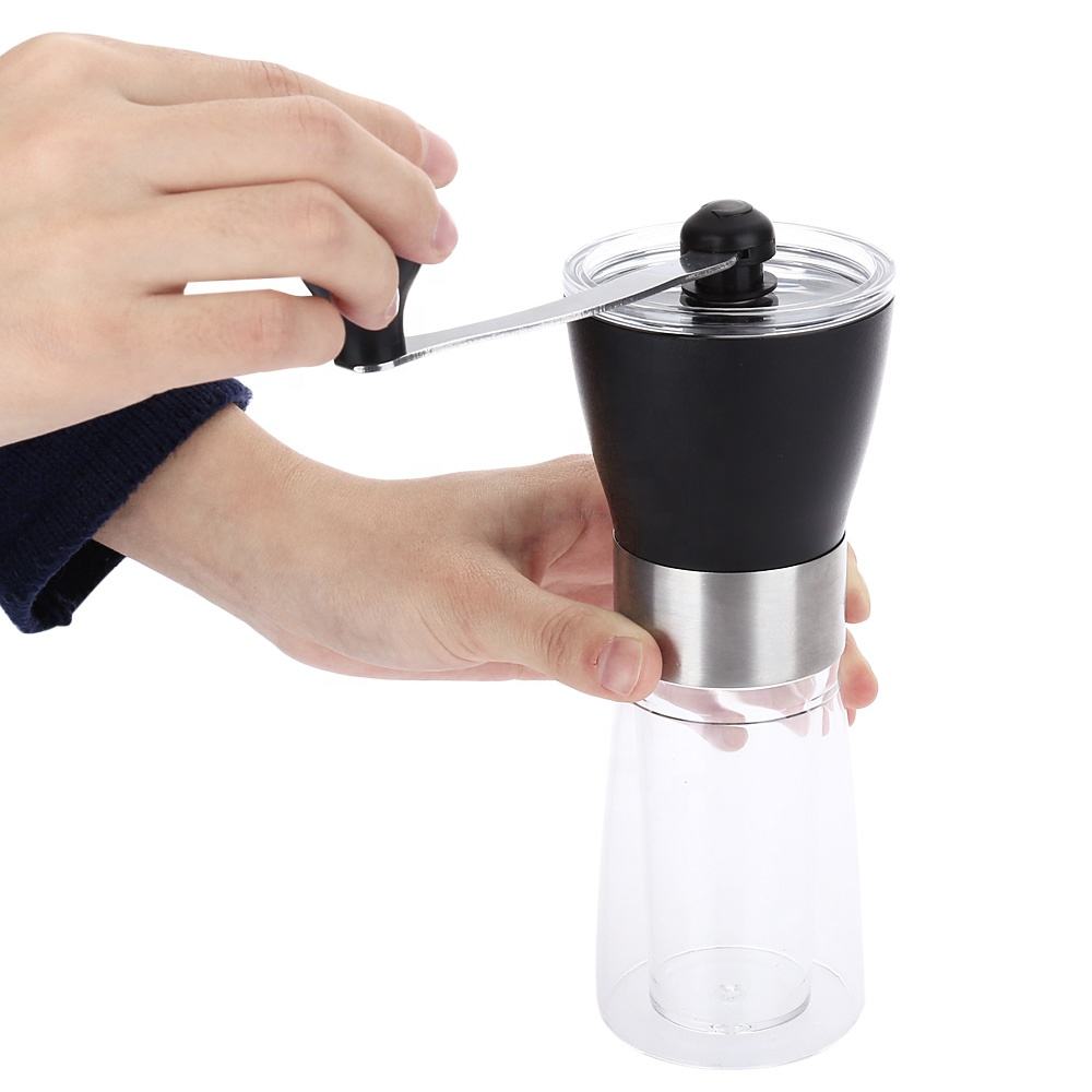 Manual Coffee Grinder with Ceramic Burr Core | Portable Hand Grinder