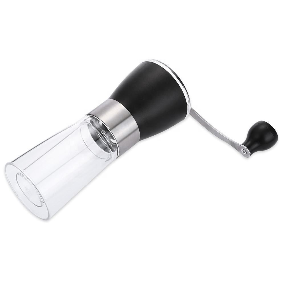 Manual Coffee Grinder with Ceramic Burr Core | Portable Hand Grinder