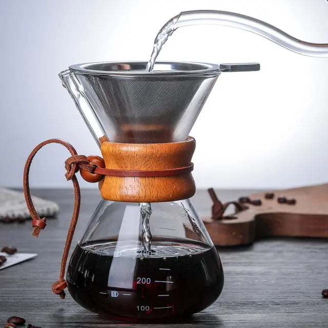 Pour_Over_Coffee_Maker_with_Steel_Filter - Coffee maker _ Chemex