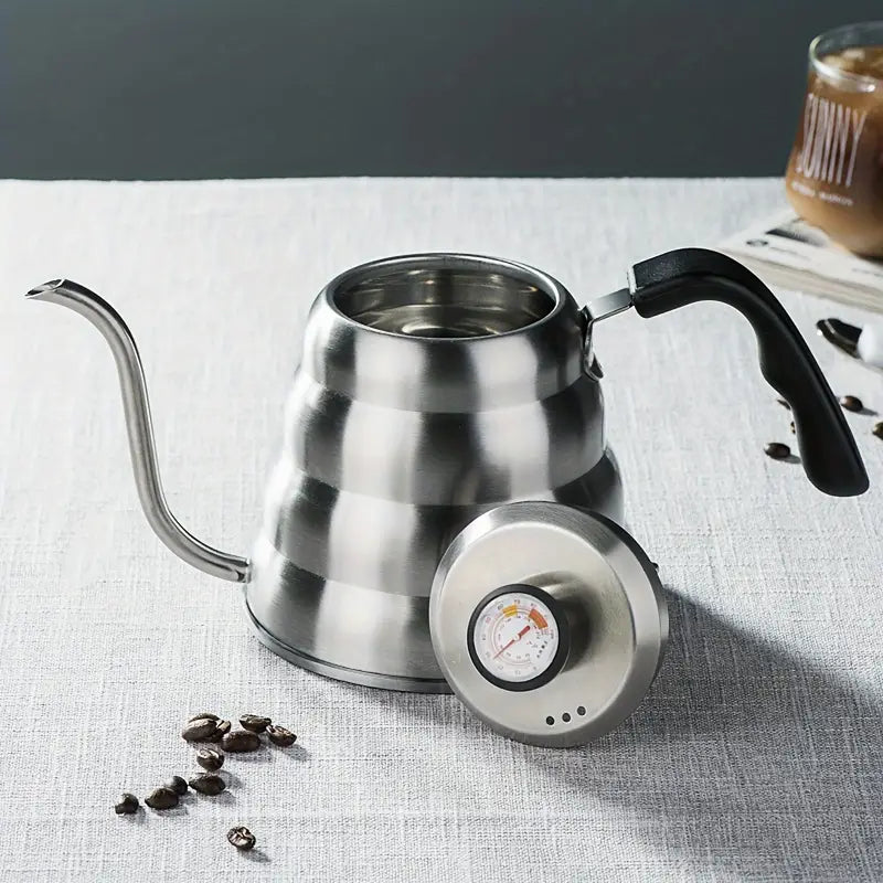 Easy to Pour Kettle With Thermometer - Stainless Steel Kettle With Thermometer