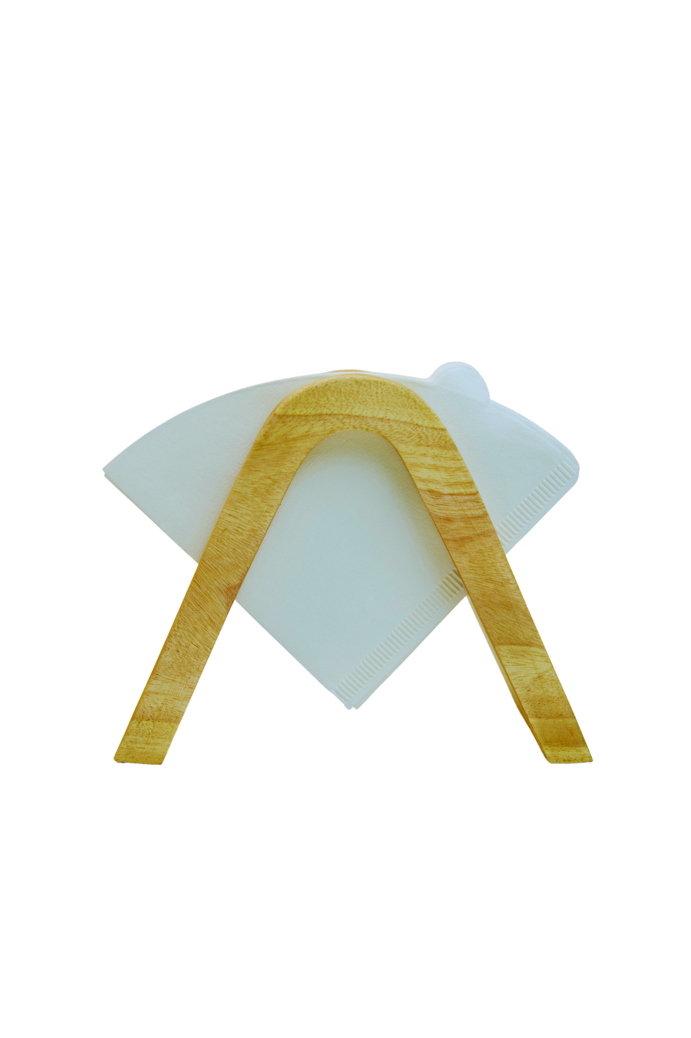 Wooden Coffee Filter Paper Stand -  Wooden Display Stand Storage Holder