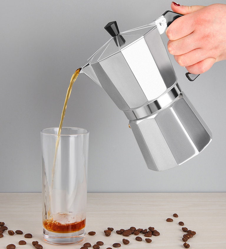 Aluminium Moka Pot - Aluminium Small Coffee Pot