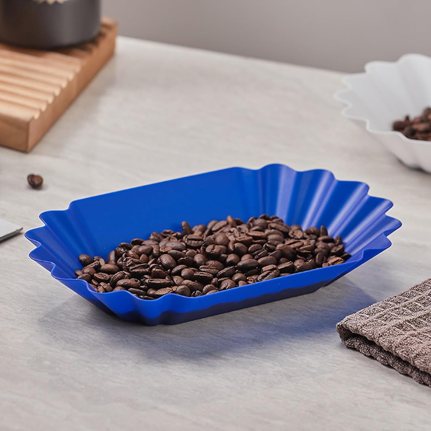 Coffee Beans Display Tray - Oval Coffee Bean Tray