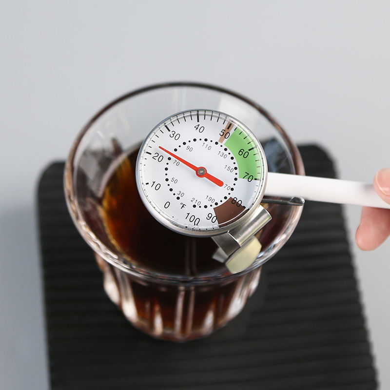 Milk & Coffee Thermometer with Clip