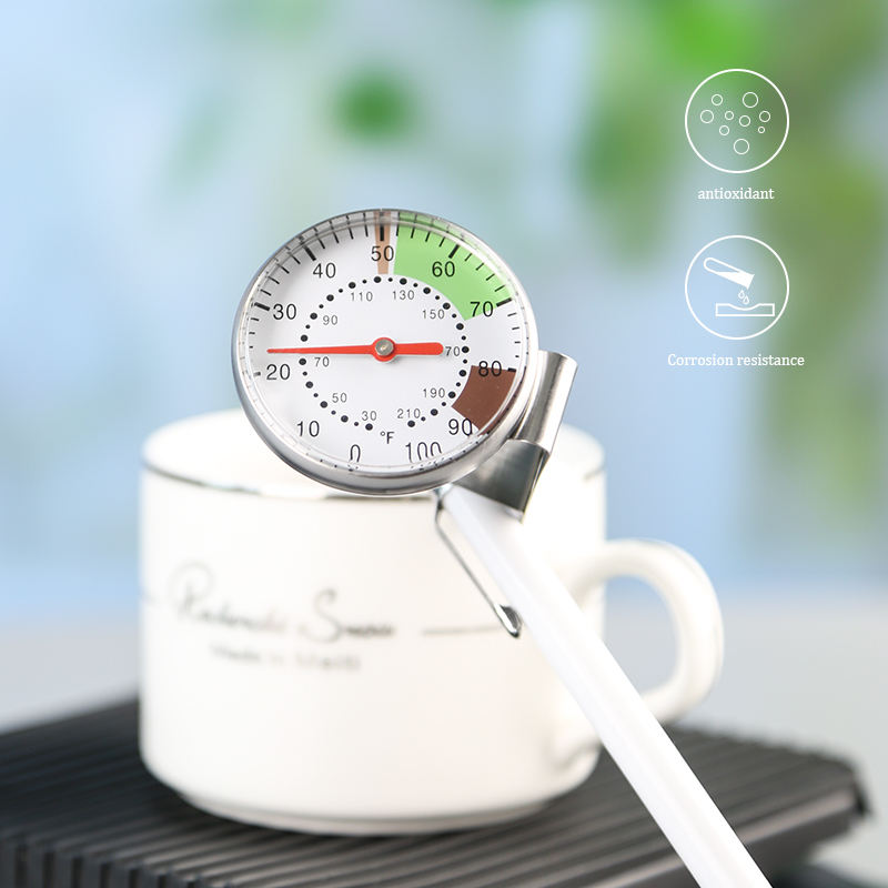 Milk & Coffee Thermometer with Clip