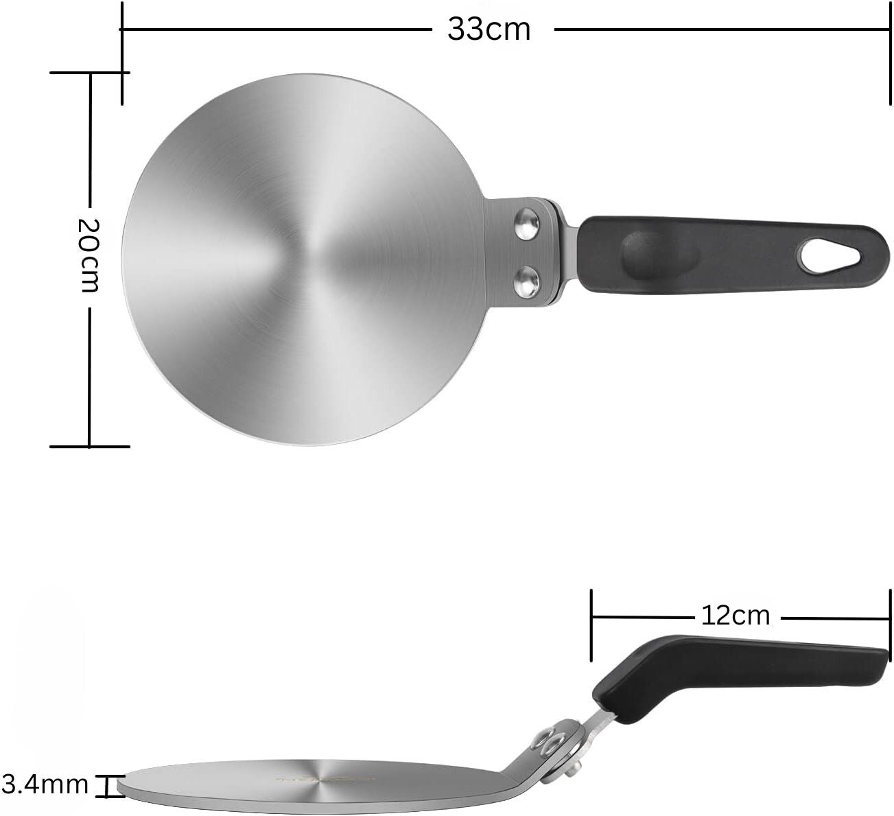 Universal Heat Diffuser and Adapter - Universal Induction Hob Converter Plate