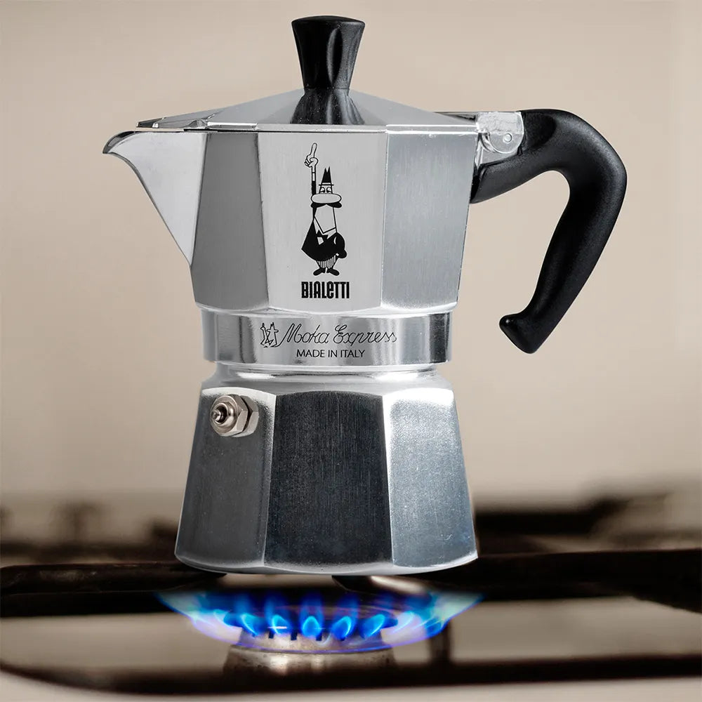 BIALETTI Moka Express (3 Cups) - Made in Italy (Original)