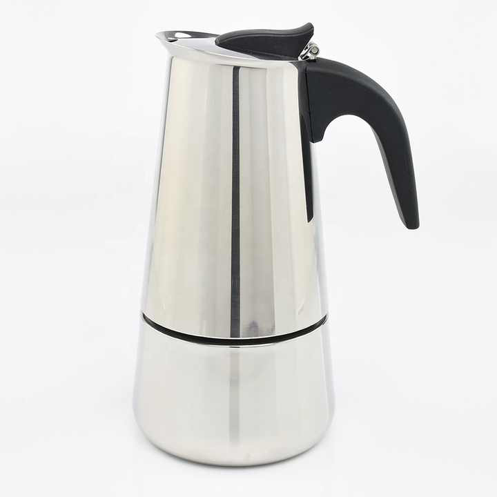 Stainless Steel  Bialetti - Stainless Steel Moka Pot - Large size 300 ml