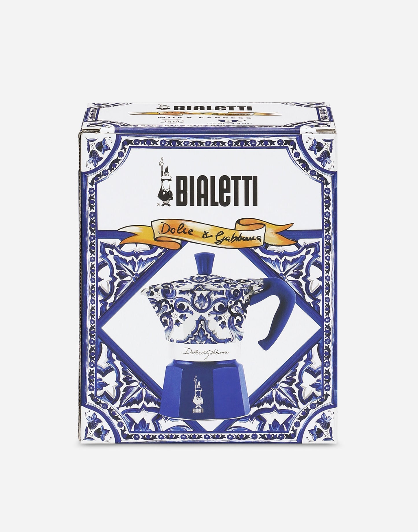 Moka Express Bialetti Dolce & Gabbana Mediterranean Blue (3 Cups)