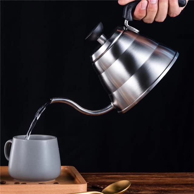 Stainless Steel Pour Over Coffee Kettle - 900 ml